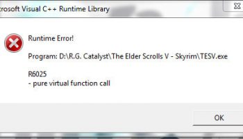 R6025 PURE VIRTUAL FUNCTION CALL