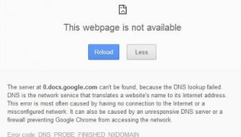 DNS_PROBE_FINISHED_NXDOMAIN