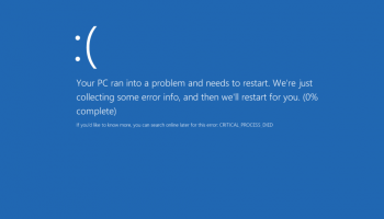 CRITICAL_PROCESS_DIED