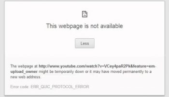 ERR_QUIC_PROTOCOL_ERROR