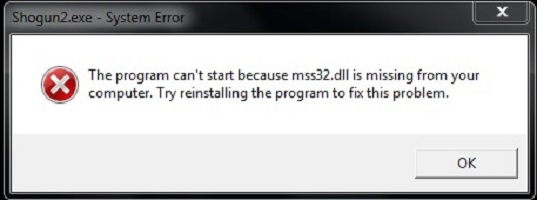 The mss dll file is installed in the windows or windows system directory как исправить