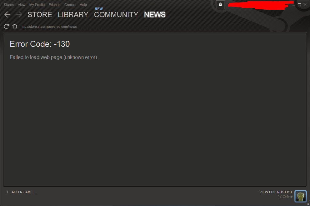 Как исправить ошибку 130 в Steam? 