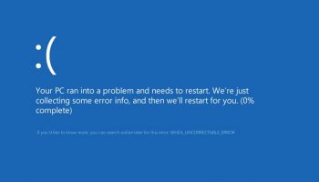 WHEA_UNCORRECTABLE_ERROR