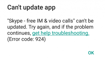 924 в Play Market на Android