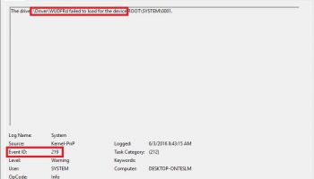driver wudfrd failed to load