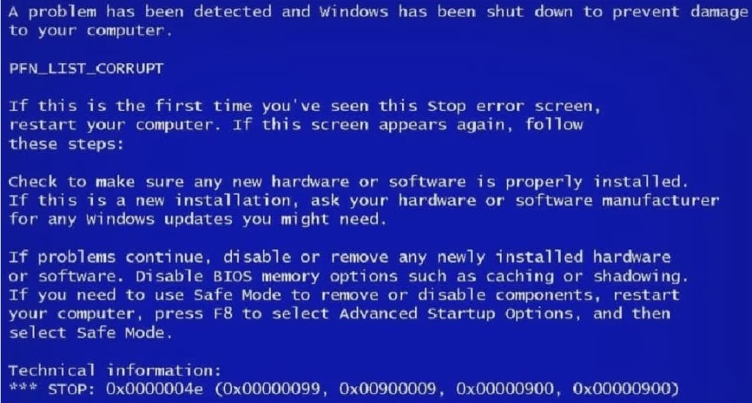 В модуле политики стандартная windows метод initialize возвратил ошибку