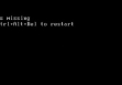 NTLDR is missing