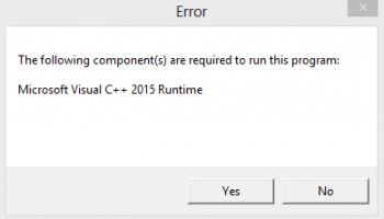 The following components are required to run this program