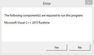 The following components are required to run this program