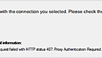 407 proxy authentication required