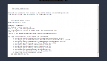 BAD VIDEO CARD DRIVERS