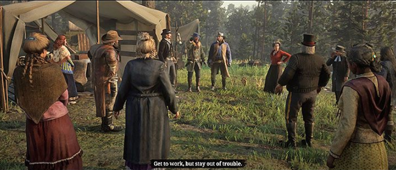 Rdr 2 вечеринка в лагере что делать