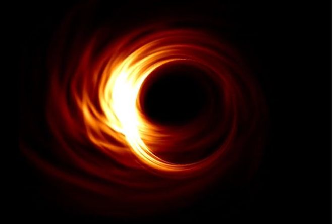 The first ever photo of a black hole?