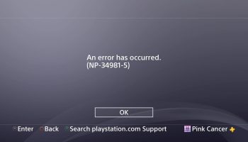 NP-34981-5 в PlayStation 4