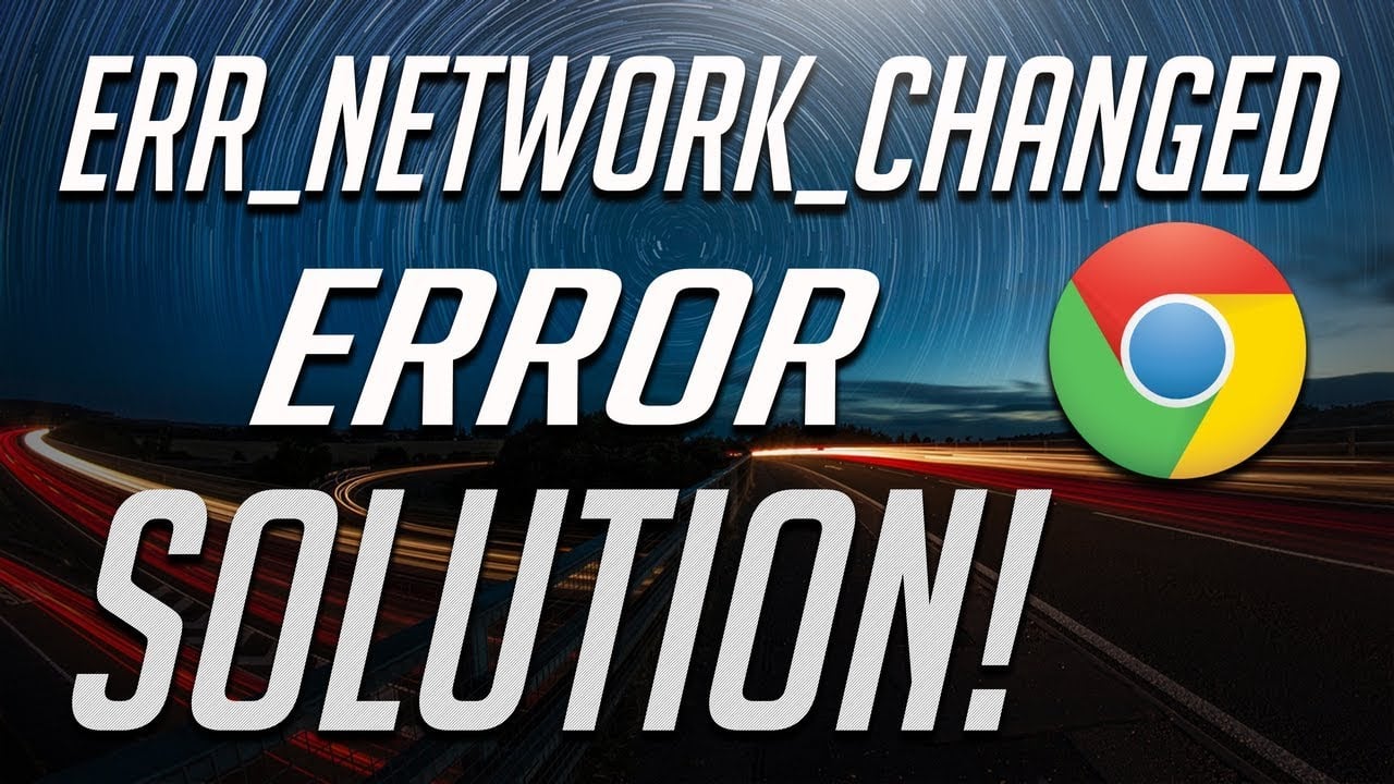 error network changed