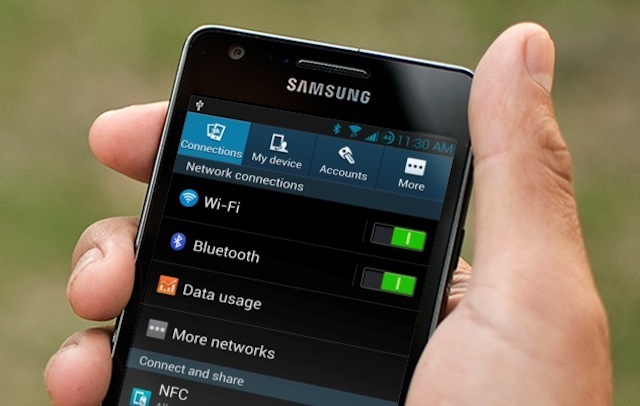 Включенные Wi - Fi, GPS, Bluetooth