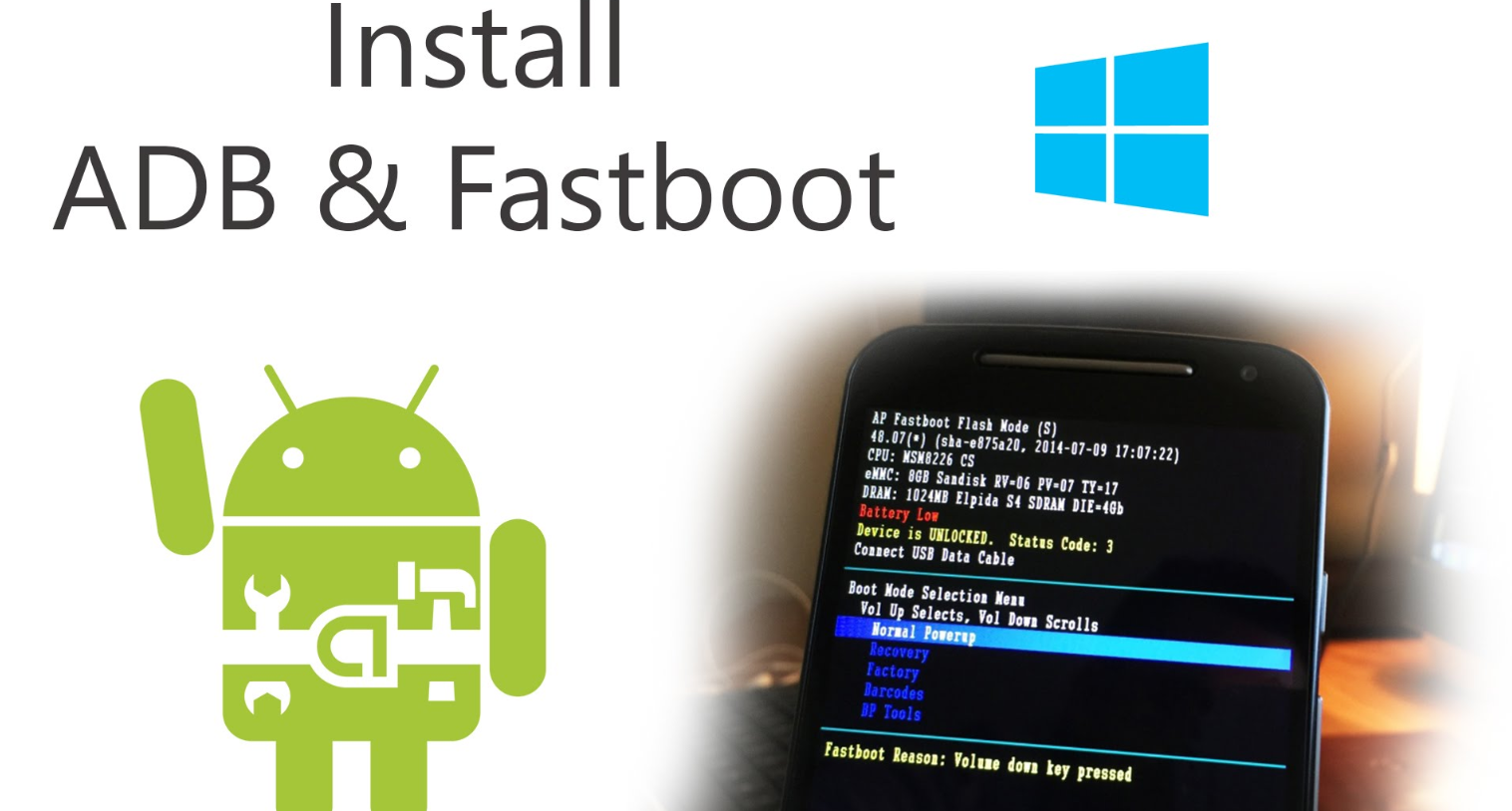 install adb and fastboot window without sdk