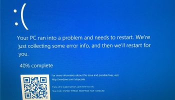 SYSTEM THREAD EXCEPTION NOT HANDLED
