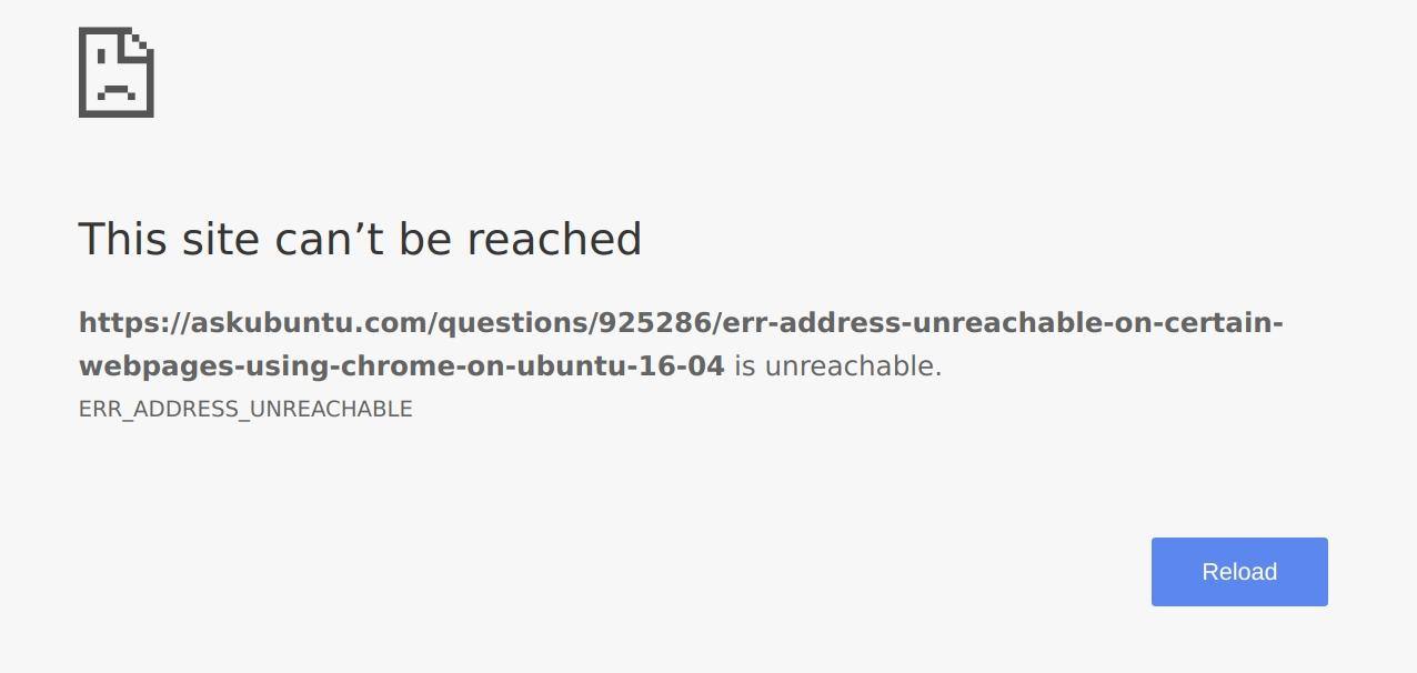 Reconnect error no address rust что делать