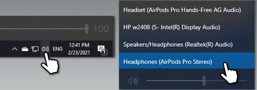 Пропадает звук на airpods на windows