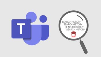 Как удалить историю поиска в Microsoft Teams