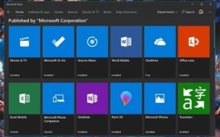 неработающие приложения Microsoft после сброса Windows