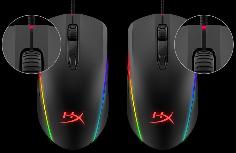 Hyperx pulsefire surge двойной клик как починить