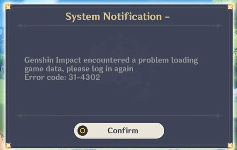 Как убрать ошибку 31-4302 Genshin Impact на ПК и телефоне Android?