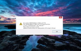 DRIVER_INVALID_STACK_ACCESS
