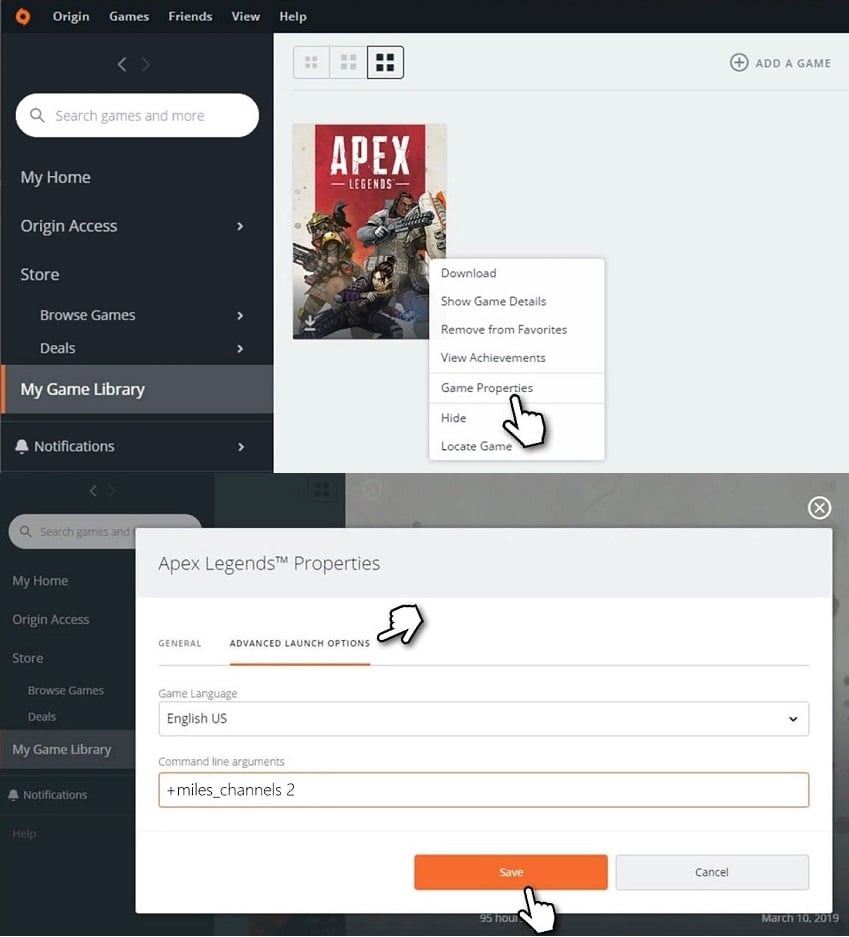 How do I fix audio issues in Apex Legends?
