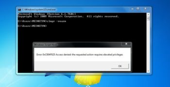 Ошибка 0xc004f025 «Доступ запрещен» при активации Windows 10