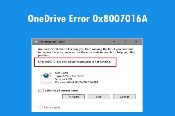 Код ошибки 0x8004de86 onedrive