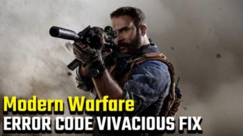ошибка Vivacious в Call of Duty: Modern Warfare