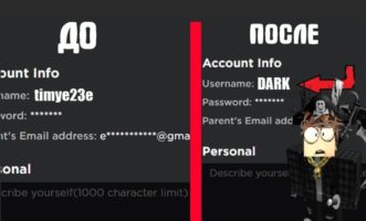 изменить имя в Roblox