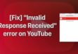 Invalid Response Received