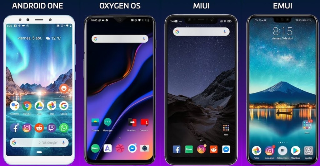 MIUI, EMUI, One UI или чистый Android