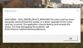Как исправить ошибку 0x887a0005 в Windows?