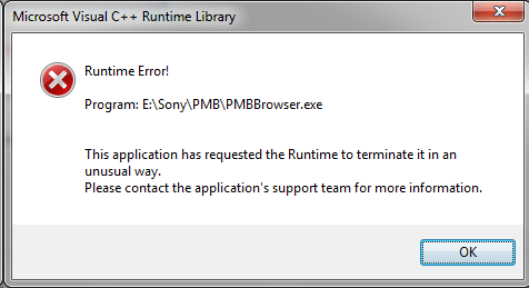 Runtime error