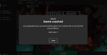 Как исправить код ошибки 0 в Minecraft?