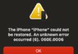 ошибка 6 на iPhone