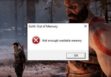 Out of memory