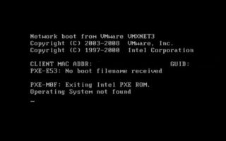 Операционная система не найдена