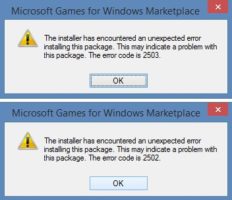 Ошибка 2503 и 2502 в Windows 10