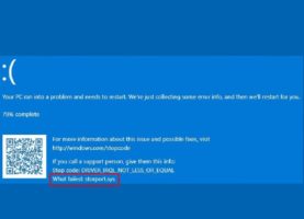 BSOD в Windows 10 из-за файла storport.sys