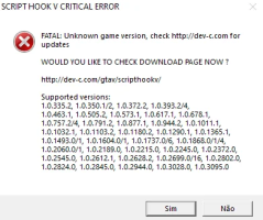 Script Hook V Critical Error