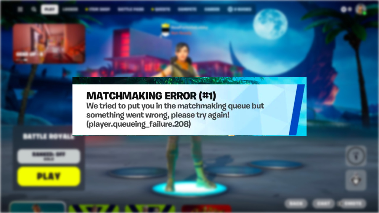 Matchmaking Error #1