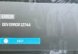Dev Error 12744