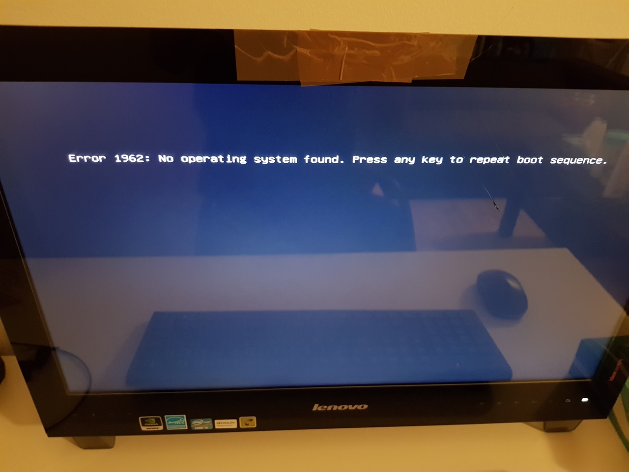 «Error 1962 No operating system found» на Lenovo – решение