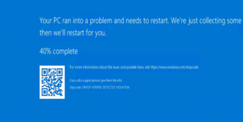DRIVER VERIFIER DETECTED VIOLATION