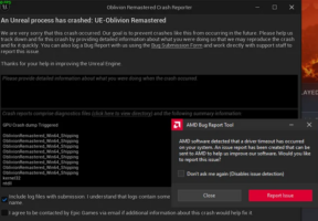Oblivion Remastered вылетает